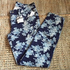 NWT Always Skinny Floral Jeans